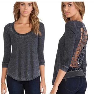 Chaser x Revolve Knot Back Long Sleeve Tee Top